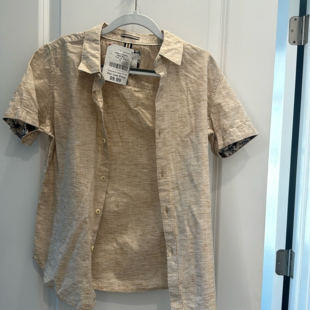 Boys dress short sleeve shirt
